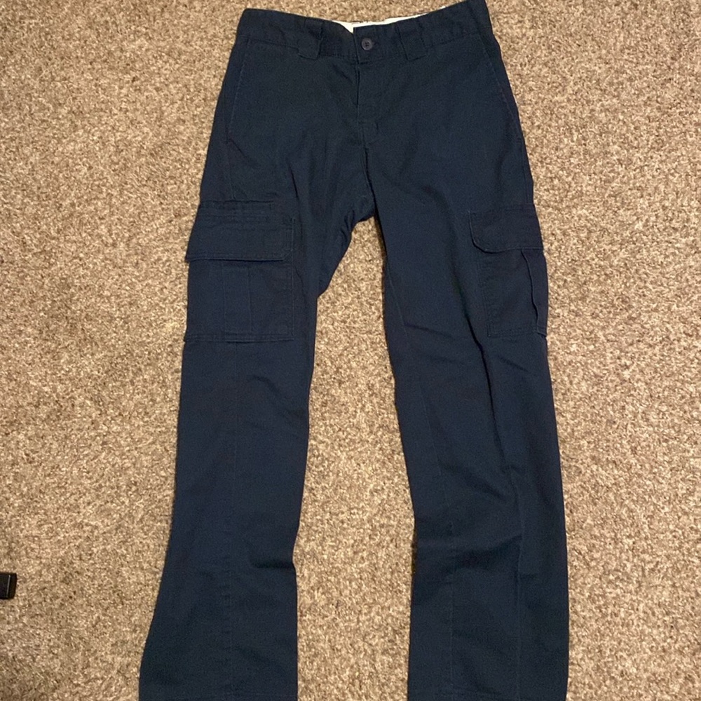 DICKIES Navy Cargo Pants - Regular Straight 30w 32l